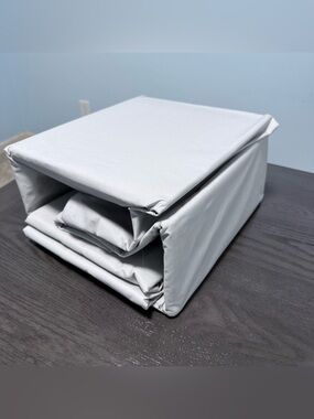 Linen Home 100% Cotton Percale King 1 Pc Flat Sheet– 108 x 102 – 200 TC